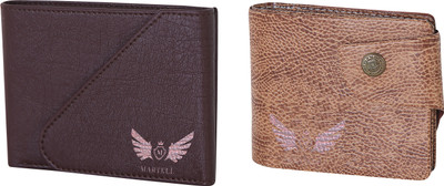 Martell Men Brown Artificial Leather Wallet(4 Card Slots)