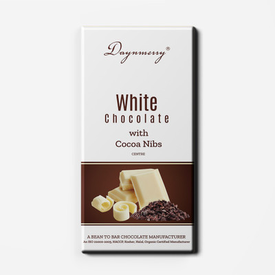 Daynmerry White Chocolate with Cocoa nibs- 100 gm- Pack of 3 Bars(Pack of 3, 300 g)
Daynmerry White Chocolate with Cocoa nibs- 100 gm- Pack of 3 Bars(Pack of 3, 300 g)