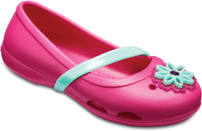 Crocs Girls Slip-on Flats(Pink, Black