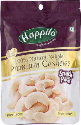 Happilo 100% Natural Whole Premium Cashews(35 g, Pouch) 
Happilo 100% Natural Whole Premium Cashews(35 g, Pouch)
