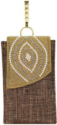 Bagaholics Ethnic Beads & Pearl Jute Clutch Diamond Studded Saree Clutch Mobile Pouch Waist Clip Ladies Purse Gift For Women Mobile Pouch(Brown)
Bagaholics Ethnic Beads & Pearl Jute Clutch Diamond Studded Saree Clutch Mobile Pouch Waist Clip Ladies Purse Gift For Women Mobile Pouch(Brown)