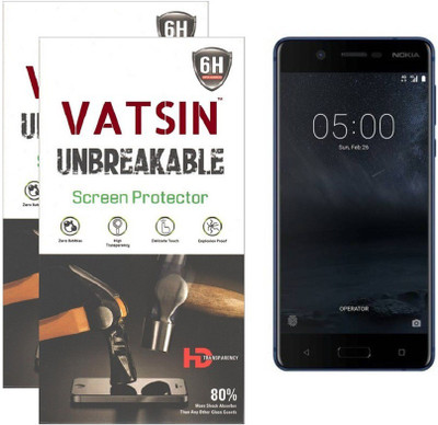 Vatsin Screen Guard for Nokia 5(Pack of 2), Transparent