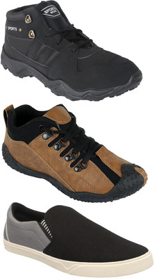 Pexlo Pack of 3 Sports & Casual Shoes (Loafers Shoes) Casuals For Men(Black, Brown, Grey
Pexlo Pack of 3 Sports & Casual Shoes (Loafers Shoes) Casuals For Men(Black, Brown, Grey