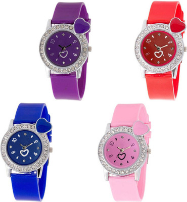 OpenDeal Stylish New Heart Diamond Stuneded Combo Watch For Girls & Women OD-81-46 Watch - For Girls
OpenDeal Stylish New Heart Diamond Stuneded Combo Watch For Girls & Women OD-81-46 Watch - For Girls