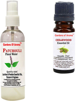 Gardens Of Aroma Patchouli Floral Water And Cedarwood Essential Oil(110 ml)