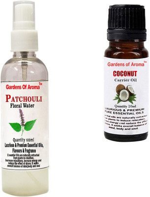 Gardens Of Aroma Patchouli Floral Water And Coconut Essential Oil(110 ml)