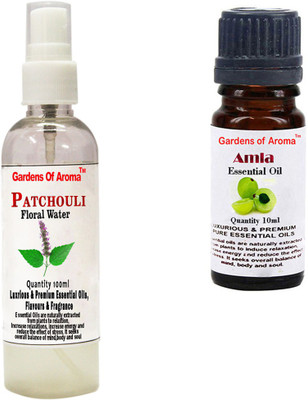 Gardens Of Aroma Patchouli Floral Water And Amla Essential Oil(110 ml)