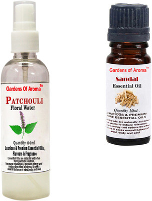 Gardens Of Aroma Patchouli Floral Water And Sandal Essential Oil(110 ml)