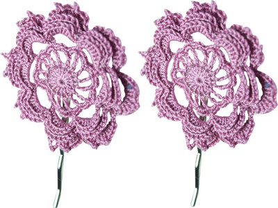 LA Riyo Crochet Handmade Clip 1374 Hair Clip(Purple)