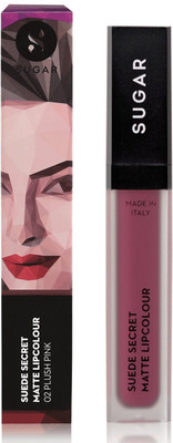 Sugar Suede Secret Matte Lipcolour(Shade No.- 02 Plush Pink (Deep Rose Pink), 6 ml)
Sugar Suede Secret Matte Lipcolour(Shade No.- 02 Plush Pink (Deep Rose Pink), 6 ml)
