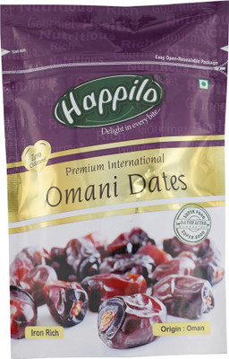 Happilo Premium International Omani Dates(250 g, Pouch)