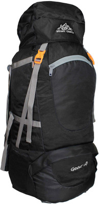 Mount Track Gear up, Rucksack, Hiking & Trekking Backpack Backpack(Black, Rucksack)