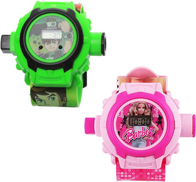 Fashion Gateway Ben10 and Barbie Digital Projector kids watch_200 (Best for Brithday gift and kids gift) Watch - For Boys & Girls
Fashion Gateway Ben10 and Barbie Digital Projector kids watch_200 (Best for Brithday gift and kids gift) Watch - For Boys & Girls