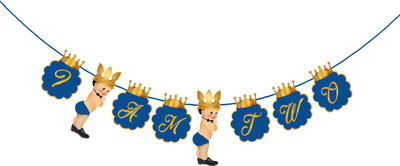 PARTY PROPZ Party Propz® Prince Theme I am Two Banner for Prince Theme Birthday Party Decoration Banner(15 ft, Pack of 1)
PARTY PROPZ Party Propz® Prince Theme I am Two Banner for Prince Theme Birthday Party Decoration Banner(15 ft, Pack of 1)