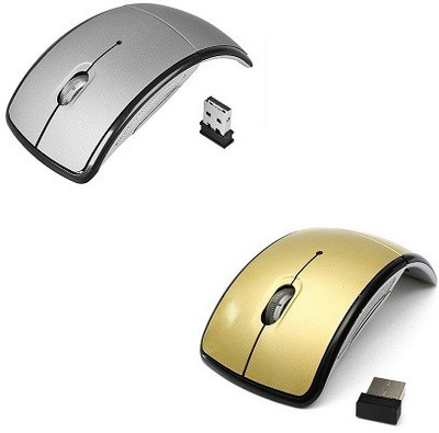 VU4 Set Of 2 2.4Ghz Foldable ARC Wireless Optical Gaming Mouse(USB 2.0, Silver, Gold)
VU4 Set Of 2 2.4Ghz Foldable ARC Wireless Optical Gaming Mouse(USB 2.0, Silver, Gold)