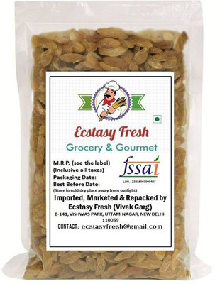 Ecstasy Fresh 100% Pure golden (kishmish) Raisins(500 g, Pouch)