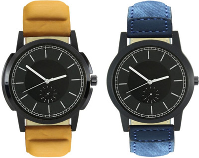 E-SMART 414-415 Stylish New Collection Combo Watch With Round Dial And Leather Strap Watch - For Men
E-SMART 414-415 Stylish New Collection Combo Watch With Round Dial And Leather Strap Watch - For Men