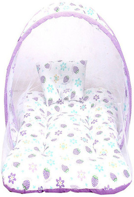 Chote Janab Baby Bed Baby Bed for Kids Crib(Fabric, Purple)