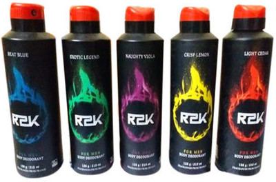 R2K BEATBLUE EXOTICLEGEND NAUGHTYVIOLA CRISPLEMON LIGHTCEDAR Body Spray - For Men & Women(210 ml, Pack of 5)
R2K BEATBLUE EXOTICLEGEND NAUGHTYVIOLA CRISPLEMON LIGHTCEDAR Body Spray - For Men & Women(210 ml, Pack of 5)