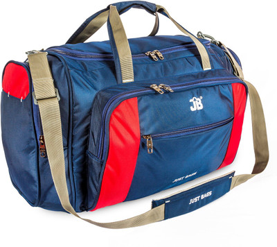 Just Bags Splint Travel Duffel Bag(Blue, Red)