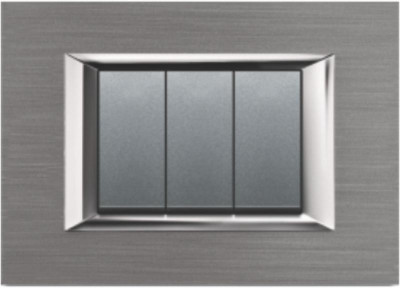 VIHAN 3 Module Realone Basic Metallic Graphite Color Plate Switch 20 Three Way Electrical Switch(Pack of 1 Number of Switches - 3)
VIHAN 3 Module Realone Basic Metallic Graphite Color Plate Switch 20 Three Way Electrical Switch(Pack of 1 Number of Switches - 3)
