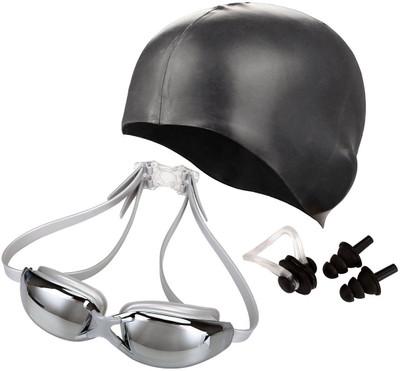 QUINERGYS ® Slate - Swimming Goggles+ Nose Clip+ Silicone Swim Cap+Ear Plugs,Swim Goggles Anti Fog UV Protection for Adult Men Women Youth Kids Child Swimming Kit
QUINERGYS ® Slate - Swimming Goggles+ Nose Clip+ Silicone Swim Cap+Ear Plugs,Swim Goggles Anti Fog UV Protection for Adult Men Women Youth Kids Child Swimming Kit