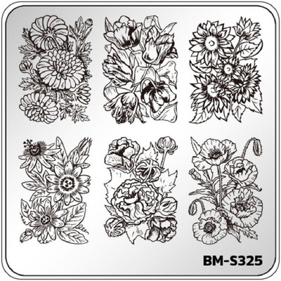 Bundle Monster Botanicals Garden Party Nail Art Stamping Plate Flower Leaves BM-S325(Silver)
Bundle Monster Botanicals Garden Party Nail Art Stamping Plate Flower Leaves BM-S325(Silver)
