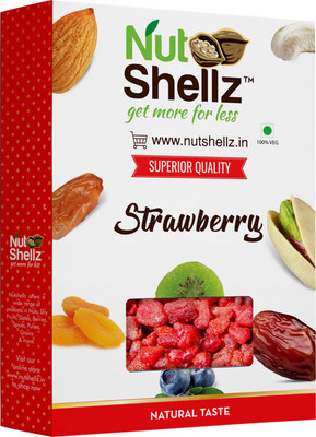 Nutshellz Dried Whole Strawberries(1 kg, Pouch)