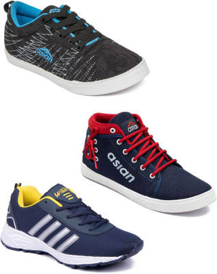 Asian Walking Shoes,Gym Shoes,Canvas Shoes,Casual Shoes,loafers,Sneakers,Men shoe Combo, Running Shoes For Men(Multicolor
Asian Walking Shoes,Gym Shoes,Canvas Shoes,Casual Shoes,loafers,Sneakers,Men shoe Combo, Running Shoes For Men(Multicolor