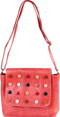 Howdy Women Casual Red PU Sling Bag