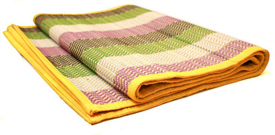 QUINERGYS ® Eko Yogi Mat - Premium Quality Natural Designer Yoga Mat - Light Yellow Yellow, Red, Orange 8 mm Yoga Mat