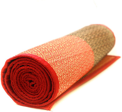 QUINERGYS ™ Anti-Slip Absorbent Natural Fibre Woven Kashi Antislip Yoga Mat - Tyrian Red Red, Multicolor 8 mm Yoga Mat
QUINERGYS ™ Anti-Slip Absorbent Natural Fibre Woven Kashi Antislip Yoga Mat - Tyrian Red Red, Multicolor 8 mm Yoga Mat