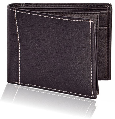 Bizarre Kraftz Men Black Artificial Leather Wallet(7 Card Slots)