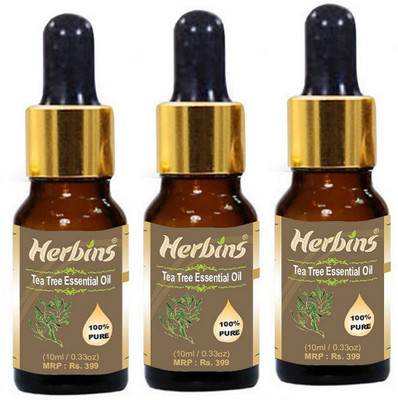Herbins Tea Tree Essential Oil Combo - 3(30 ml)