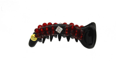 Anuradha Art Jewellery Designer Hair Clip Banana Clip(Red)