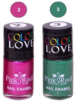Pink Root Nail Polish No. 2,3 Multicolor(Pack of 2)
