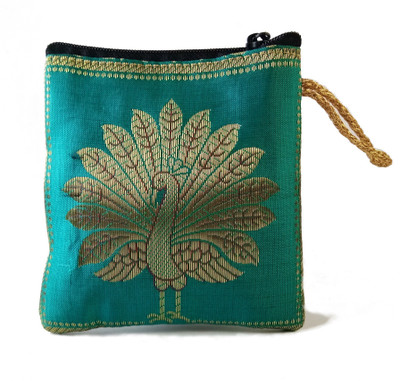37 ThirtySeven Zari work Silk Hand Held Pouch for womens (Turquoise Color) Pouch(Green)
37 ThirtySeven Zari work Silk Hand Held Pouch for womens (Turquoise Color) Pouch(Green)