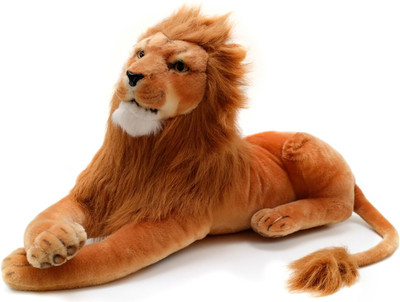 MEGAEMART LION ANIMAL STUFFED TOY - 60 cm(Multicolor)