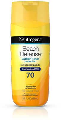 Neutrogena Beach Defense Sunscreen Lotion With Broad Spectrum Spf 70 Protection, 6.7 oz - SPF 70 PA++++(198 ml)
Neutrogena Beach Defense Sunscreen Lotion With Broad Spectrum Spf 70 Protection, 6.7 oz - SPF 70 PA++++(198 ml)