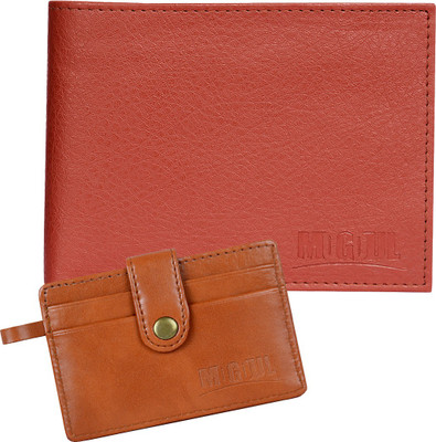 Mogoul Men Tan, Tan Genuine Leather Wallet(12 Card Slots), Tantanpumcw201804