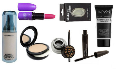 Studio Fix Combo Silicon Puff, Match Master Foundation,Studio Fix Compact,Gel Eyeliner,Selena Lipstick, Haute & Naughty mascara, Primer(Set of 7)
Studio Fix Combo Silicon Puff, Match Master Foundation,Studio Fix Compact,Gel Eyeliner,Selena Lipstick, Haute & Naughty mascara, Primer(Set of 7)