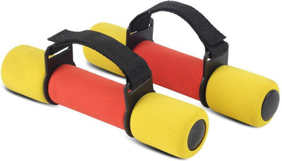 Proline Fitness Fitness TA-2212 Dumbbell 1 kg yellow red Fixed Weight Dumbbell(2.25 kg), Red;yellow