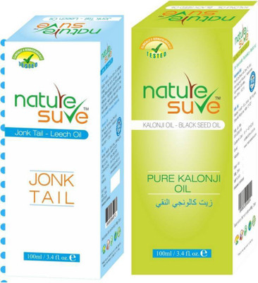 Nature Sure Jonk Tail Leech & Pure Kalonji Black Seed Hair Oil(210 ml)