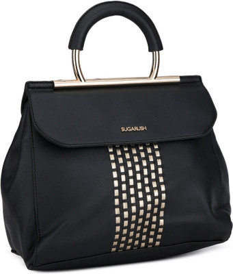 SUGARUSH Shoulder Bag(Black, Gold)