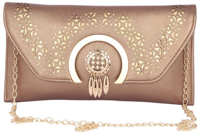 Aliado Women Casual Brown Leatherette Sling Bag