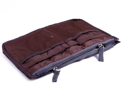 House of Quirk Cosmetic Pouch(Brown)