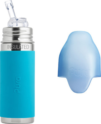 Pura 9 oz Insulated Stainless Steel Bottle with Silicone Straw (Aqua) - 260 ml(Green)
Pura 9 oz Insulated Stainless Steel Bottle with Silicone Straw (Aqua) - 260 ml(Green)