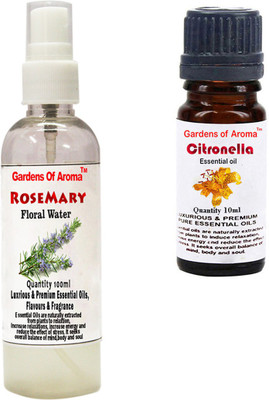 Gardens Of Aroma Rosemary Floral Water And Citronella Essential Oil(110 ml)