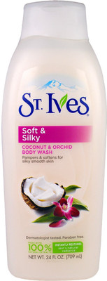 St. Ives Soft & Silky Coconut & Orchid Body Wash(709 ml)