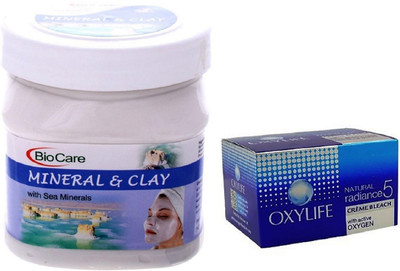 Biocare Mineral & Clay 500ml and Oxylife Creme Bleach Natural radiance5 27G(Set of 2)
Biocare Mineral & Clay 500ml and Oxylife Creme Bleach Natural radiance5 27G(Set of 2)
